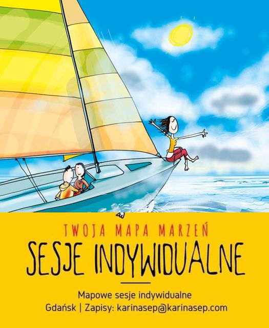 kreskówkowi ludzie na jachcie