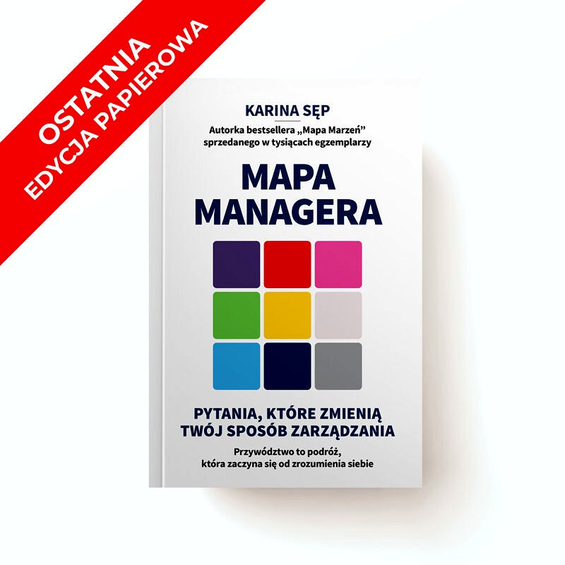Mapa Managera książka + Szablon + książeczka z poleceniem 132 książek biznesowo-rozwojowych